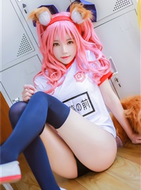 cosplay 桜桃喵 103 玉藻前体操服